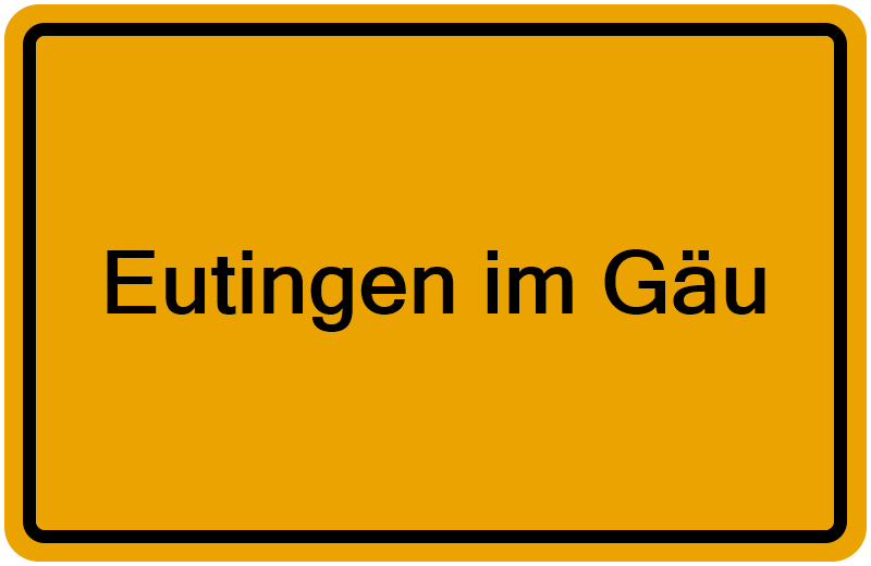 Handelsregister Eutingen im Gäu